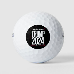Donald Trump 2024 Neem Amerika terug Golfballen