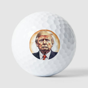 Donald Trump 2024 Neem Amerika terug Golfballen