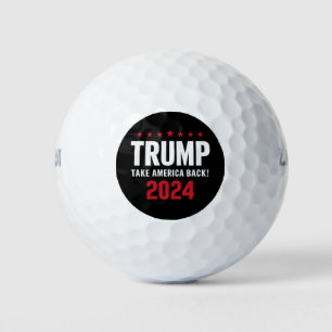 Donald Trump 2024 Neem Amerika terug Golfballen
