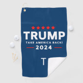 Donald Trump 2024 Neem Amerika terug Golfhanddoek (Insitu)