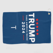 Donald Trump 2024 Neem Amerika terug Golfhanddoek (Horizontaal)