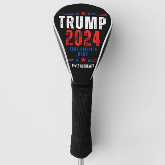 Donald Trump 2024 Neem Amerika terug Golfheadcover (Voorkant)