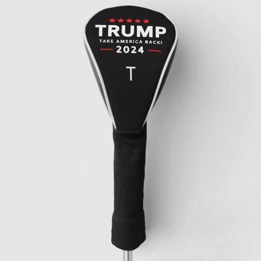 Donald Trump 2024 Neem Amerika terug Golfheadcover (Voorkant)