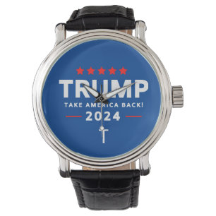 Donald Trump 2024 Neem Amerika terug Horloge