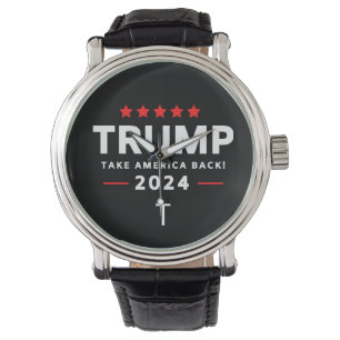 Donald Trump 2024 Neem Amerika terug Horloge