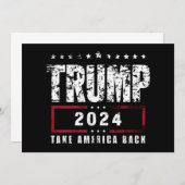 Donald Trump 2024 Neem Amerika terug Kaart (Voorkant / Achterkant)