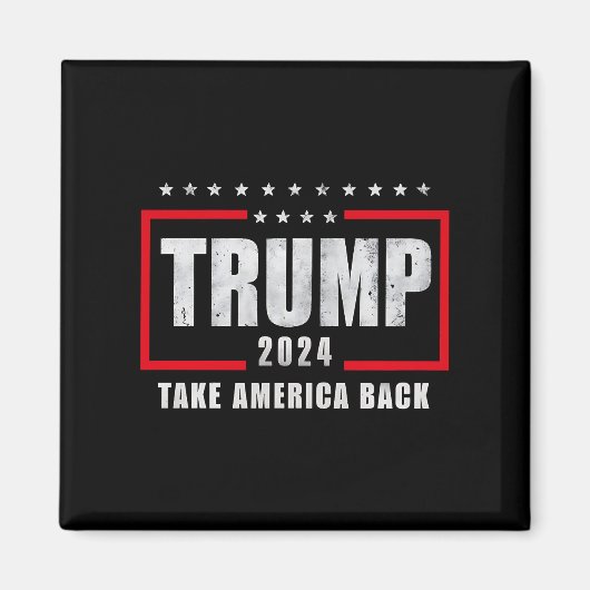 Donald Trump 2024 Neem Amerika terug Magneet (Voorkant)