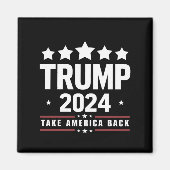 Donald Trump 2024 Neem Amerika terug Magneet (Voorkant)