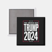 Donald Trump 2024 Neem Amerika terug Magneet (Voorkant / Achterkant)