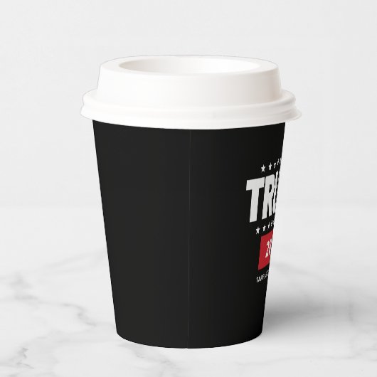 Donald Trump 2024 Neem Amerika terug Papieren Bekers (Rechts)