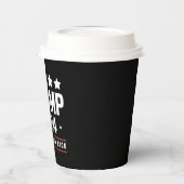 Donald Trump 2024 Neem Amerika terug Papieren Bekers (Links)