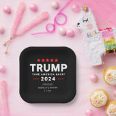 Donald Trump 2024 Neem Amerika terug Papieren Bordje (Feest)