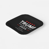 Donald Trump 2024 Neem Amerika terug Papieren Bordje (Gebogen)