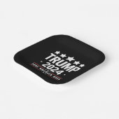 Donald Trump 2024 Neem Amerika terug Papieren Bordje (Gebogen)