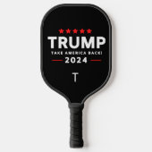 Donald Trump 2024 Neem Amerika terug Pickleball Paddle (Voorkant)