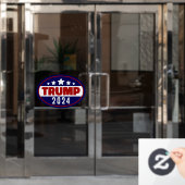 Donald Trump 2024 Neem Amerika terug Raamsticker (Kantoordeur)