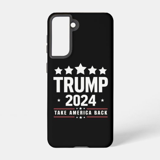 Donald Trump 2024 Neem Amerika terug Samsung Galaxy Hoesje (Achterkant)