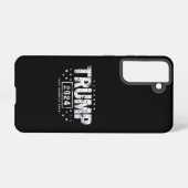 Donald Trump 2024 Neem Amerika terug Samsung Galaxy Hoesje (Achterkant horizontaal)