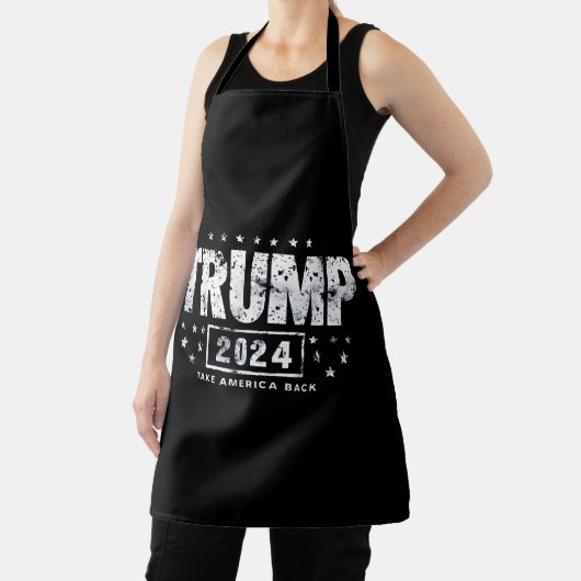 Donald Trump 2024 Neem Amerika terug Schort (Insitu)