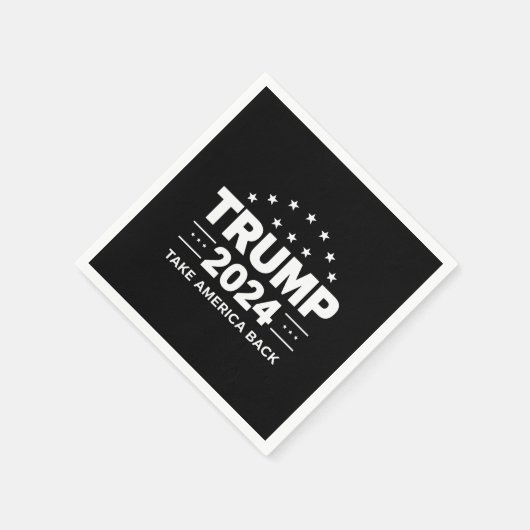 Donald Trump 2024 Neem Amerika terug Servet (Hoek)