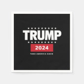 Donald Trump 2024 Neem Amerika terug Servet (Voorkant)