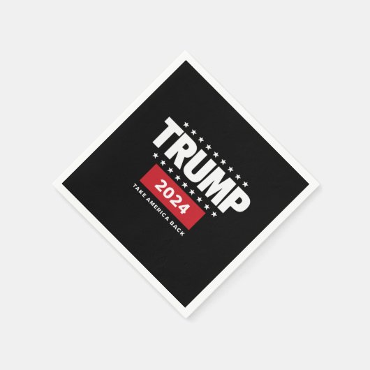 Donald Trump 2024 Neem Amerika terug Servet (Hoek)