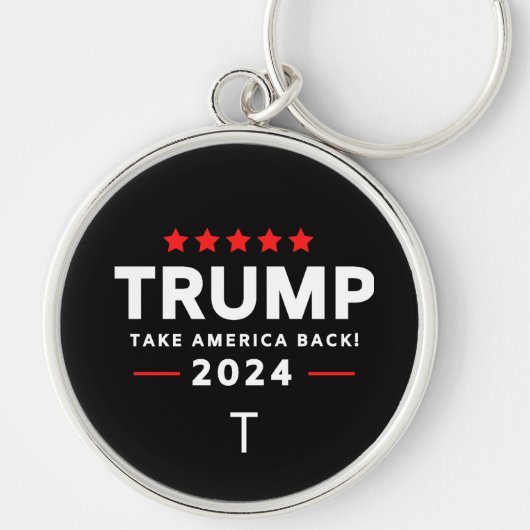 Donald Trump 2024 Neem Amerika terug Sleutelhanger (Voorkant)
