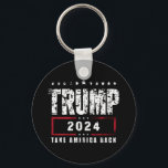 Donald Trump 2024 Neem Amerika terug Sleutelhanger<br><div class="desc">Donald Trump 2024 Neem Amerika terug</div>