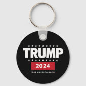 Donald Trump 2024 Neem Amerika terug Sleutelhanger (Voorkant)