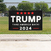 Donald Trump 2024 Neem Amerika terug Spandoek (Insitu)