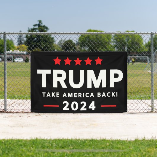 Donald Trump 2024 Neem Amerika terug Spandoek (Insitu)