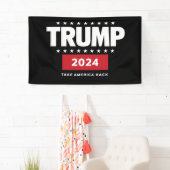 Donald Trump 2024 Neem Amerika terug Spandoek (Insitu)