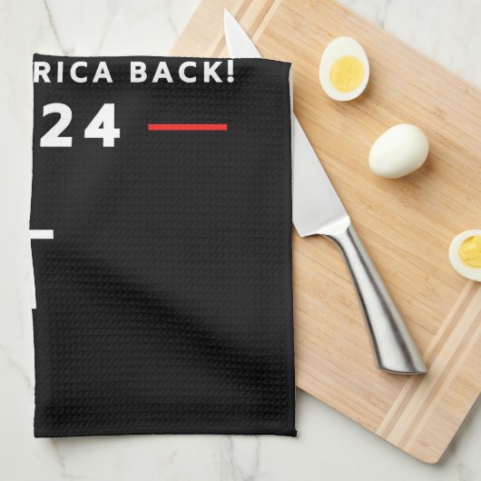 Donald Trump 2024 Neem Amerika terug Theedoek (Quarter Fold)