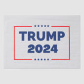 Donald Trump 2024 Neem Amerika terug Tissuepapier (Voorkant)