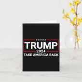 Donald Trump 2024 Neem Amerika terug Verkiezing -  Kaart (Gele Bloem)