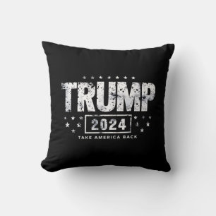 Donald Trump 2024 Neem Amerika Terug Verkiezing Kussen