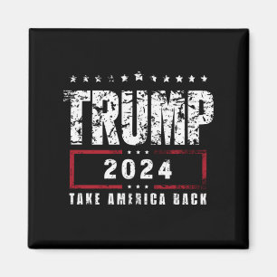 Donald Trump 2024 Neem Amerika Terug Verkiezing  Magneet