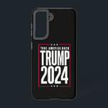 Donald Trump 2024 Neem Amerika Terug Verkiezing Samsung Galaxy Hoesje<br><div class="desc">Donald Trump 2024 Neem Amerika Terug Verkiezing</div>