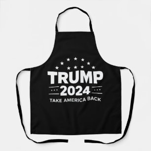 Donald Trump 2024 Neem Amerika Terug Verkiezing Schort