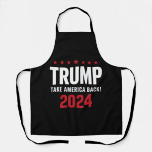 Donald Trump 2024 Neem Amerika Terug Verkiezing Schort