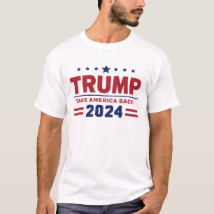 Donald Trump 2024 Neem Amerika Terug Verkiezingen T-shirt