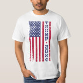 Donald Trump 2024, onderdrukt T-shirt (Voorkant)