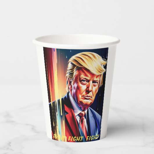 DONALD TRUMP 2024 PAPIEREN BEKERS (Voorkant)