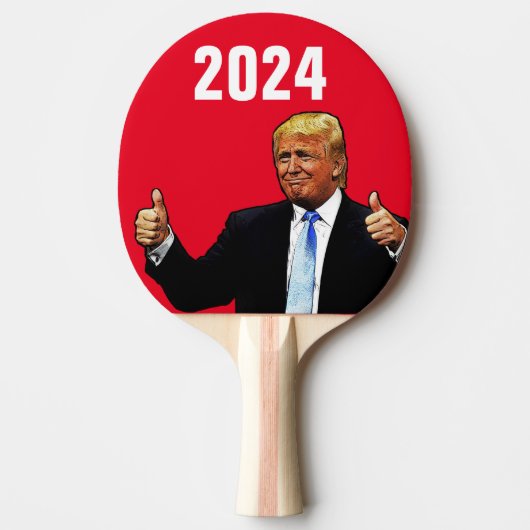 DONALD TRUMP 2024 PING PONG PADDLE TAFELTENNISBATJE (Voorkant)