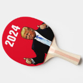 DONALD TRUMP 2024 PING PONG PADDLE TAFELTENNISBATJE (Zijkant)