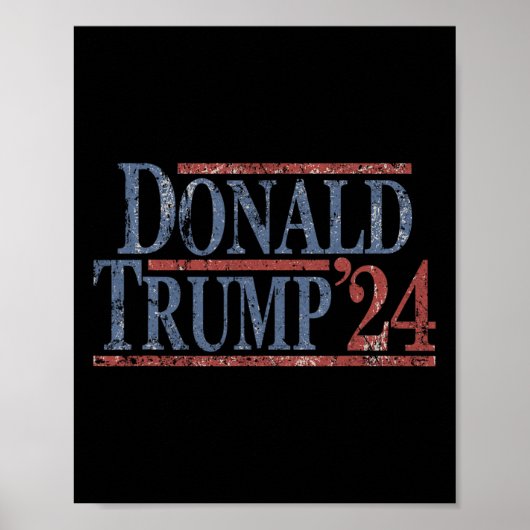 Donald Trump 2024 Poster (Voorkant)