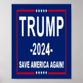 Donald Trump 2024 Poster (Voorkant)