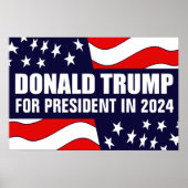 Donald Trump 2024 Poster (Voorkant)