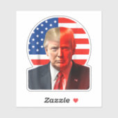 Donald Trump 2024 President Legende Amerikaanse vl Sticker (Vel)