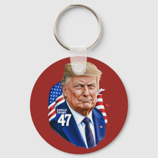 Donald Trump 2024 Presidential 47 Winnaar Sleutelhanger